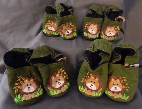 Baby Slippers - Lion