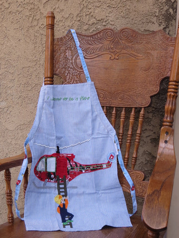 Forever Zoe Children's Apron - Helicopter